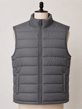tek gear Gray Quilted Puffer Vest